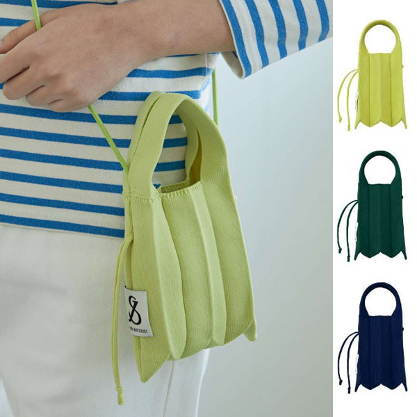 JOSEPH&STACEY■Lucky Pleats Knit Mini Cross ショルダーバッグ