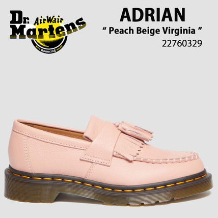 Dr Martens Loafer & Moccasin Rubber Sole Casual Style Street Style Leather Logo