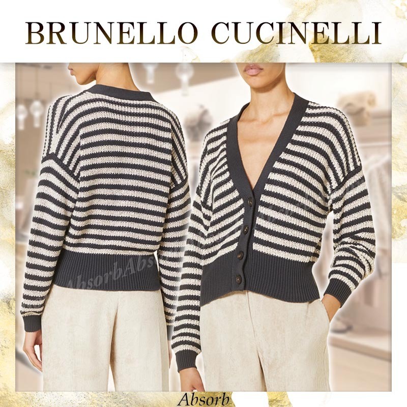 BRUNELLO CUCINELLI】イタリア カーディガン スパンコール（23AW