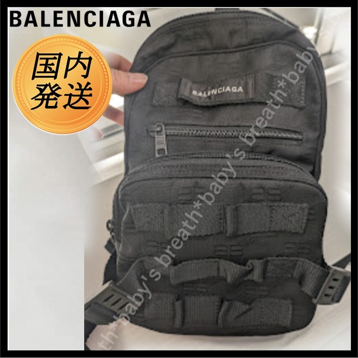 ギフト♪【国内発送★BALENCIAGA】ARMY スリング バックパック
