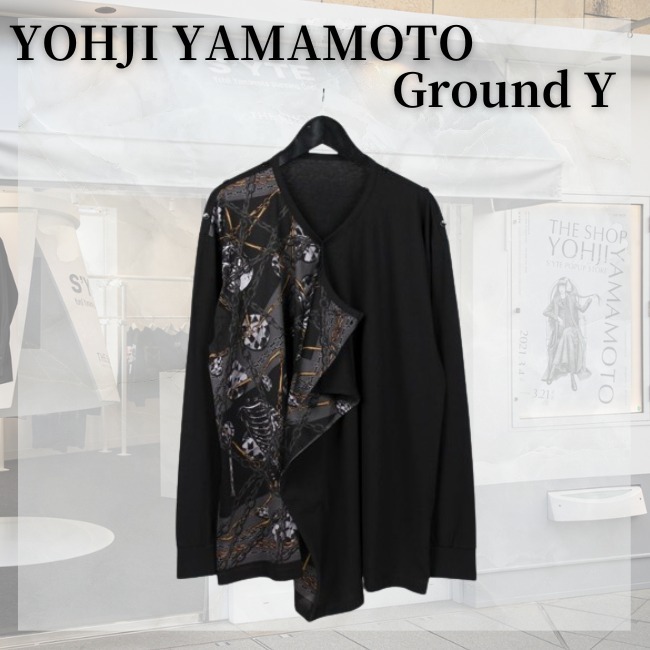 YOHJI YAMAMOTO♡ 3way drape カットソー