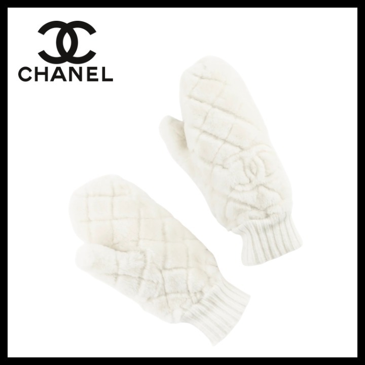 ★24C シンプル可愛い★CHANEL ミトン