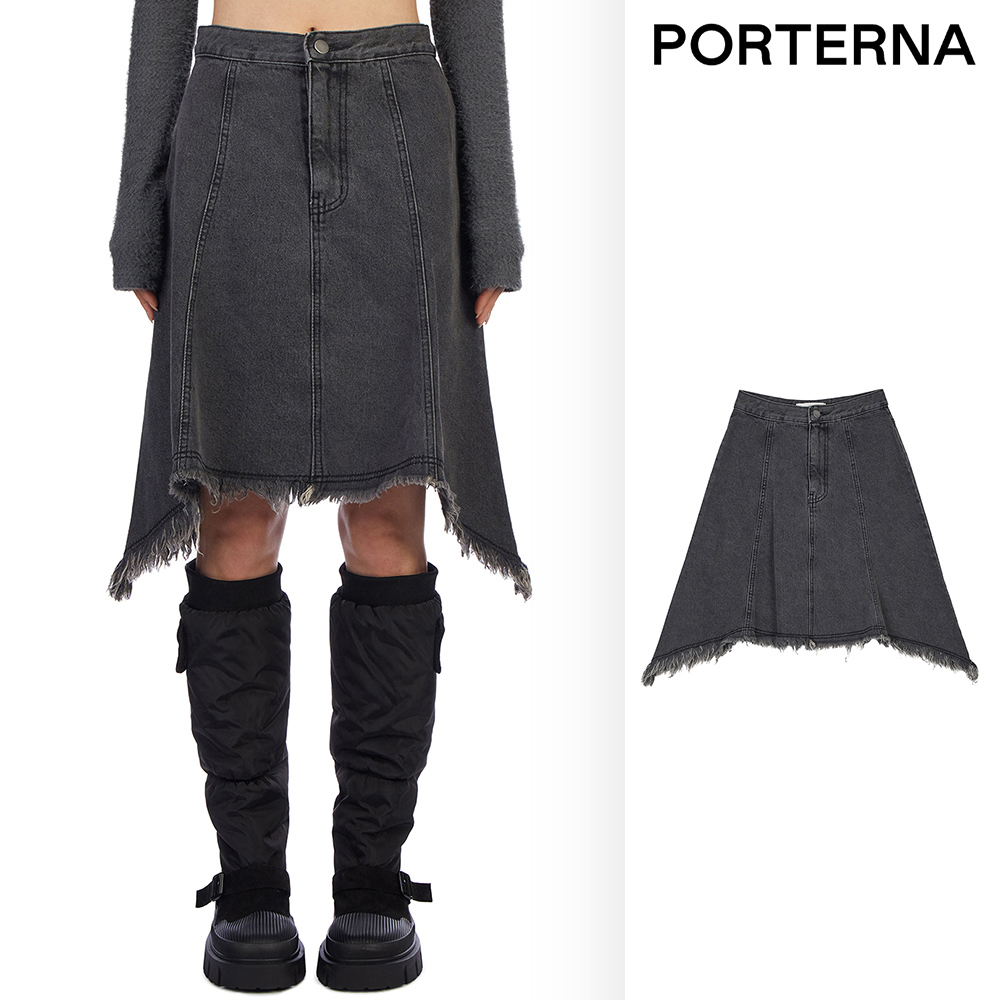 【PORTERNA】Zeki Mid-Length Skirt