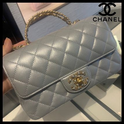 CHANEL Shoulder Bags Casual Style 2WAY Chain Plain Party Style Office Style