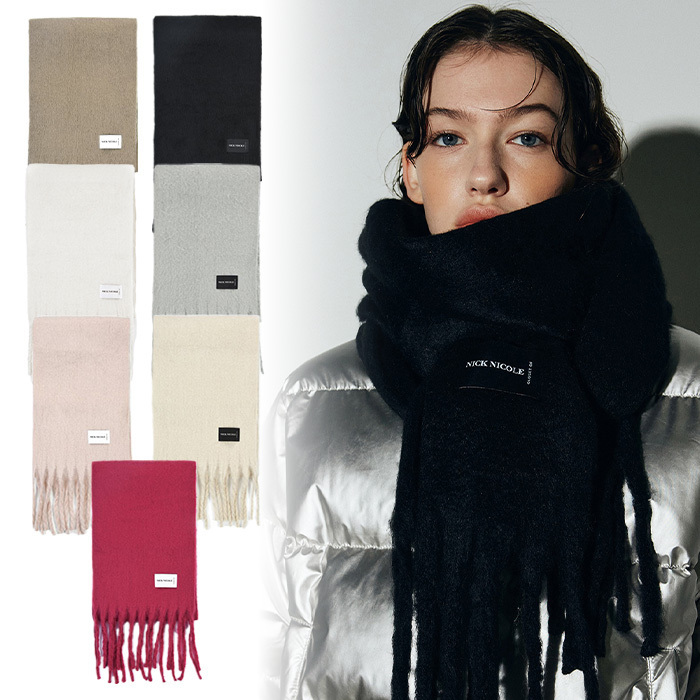 ★NICK&NICOLE★送料込★韓国★人気★PREMIUM BOLD SOFT MUFFLER