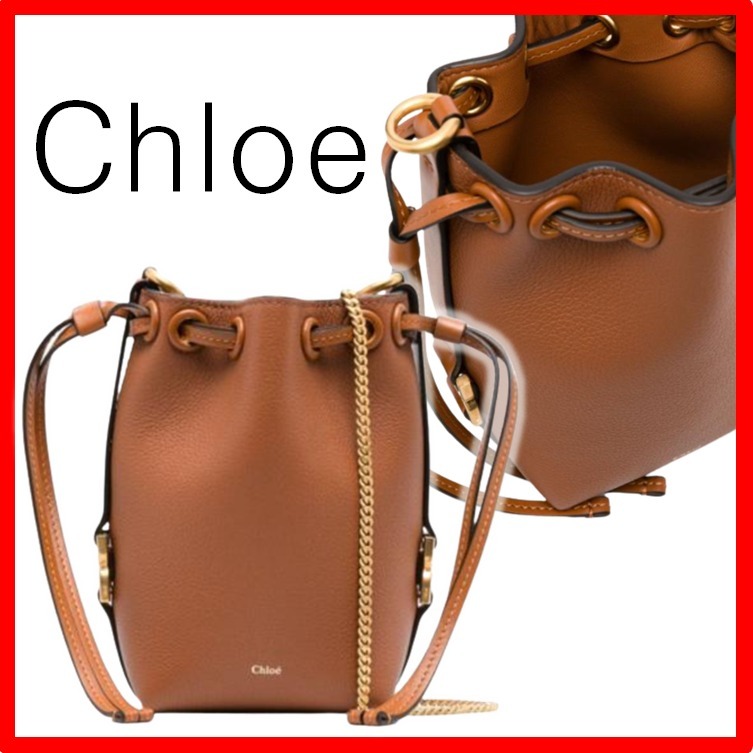 ☆人気☆【Chloe】☆Marcie マイクロ バケットバッグ☆TAN☆
