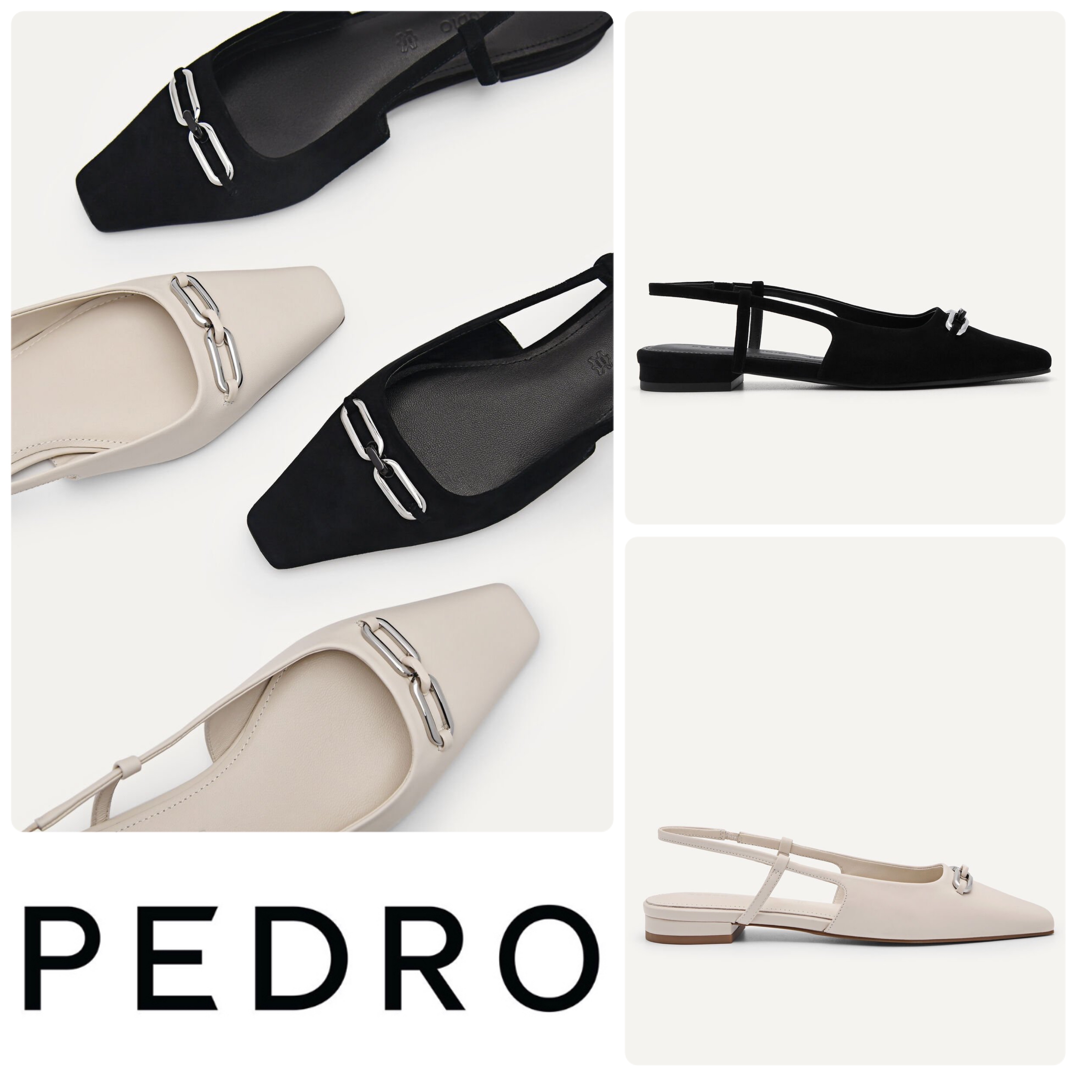 ★PEDRO★PEDRO Studio Kate Leather Ballerina Flats/送料込