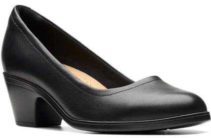 Clarks クラシック パンプス ヒール 5cm オフィス ブラック Clarks クラシック パンプス ヒール 5cm オフィス ブラック