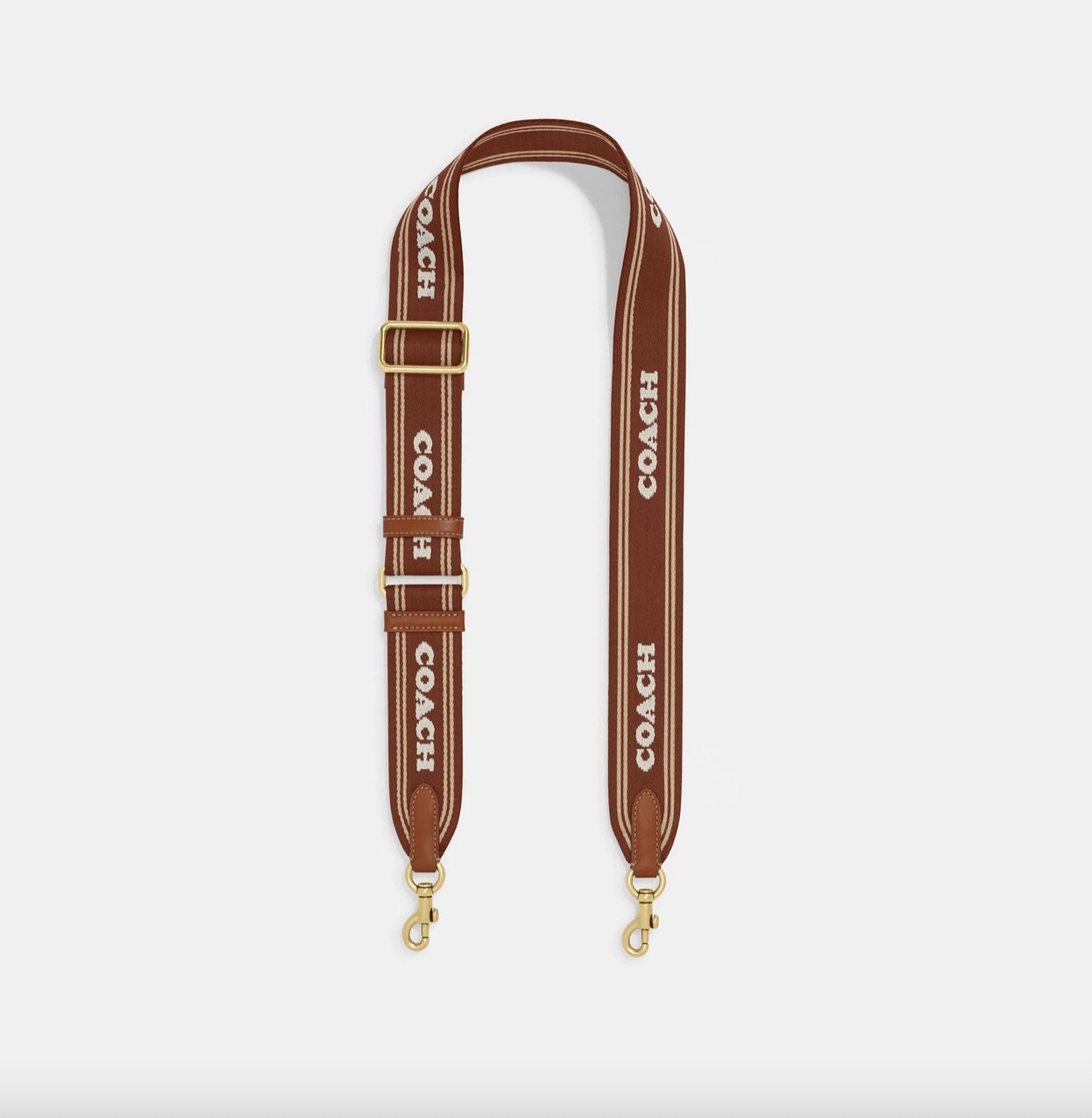 COACH カラーブロック ウェビングストラップ バッグストラップ