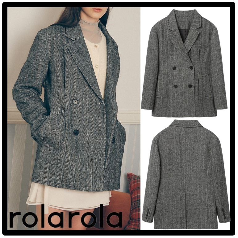 ★送料・関税込★ROLAROLA★DOUBLE BUTTON JACKET★
