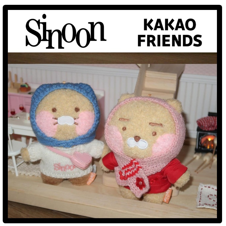 ☆韓国の人気☆sinoon x Kakao Friends doll keyrin.g☆ ☆関税込☆sinoon x Kakao Friends doll keyring☆ キーホルダー