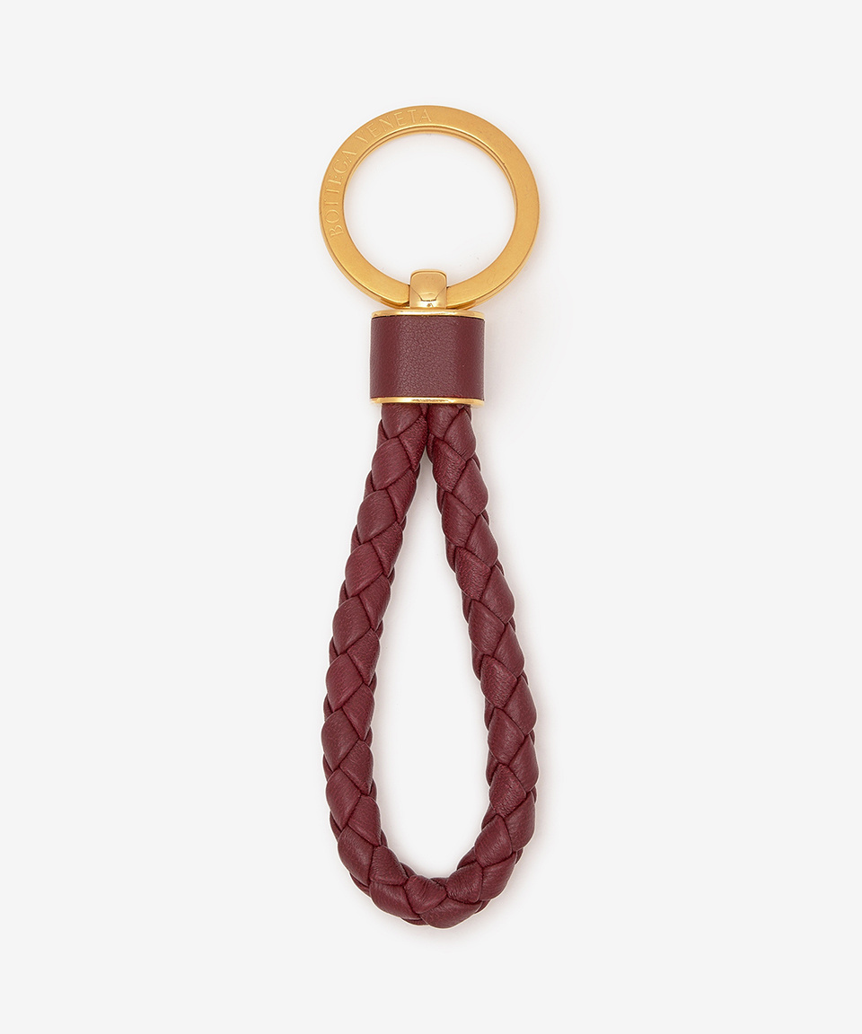 《BOTTEGA VENETA》 651820 V0HW1 6206 INTRECCIATO KEYRING