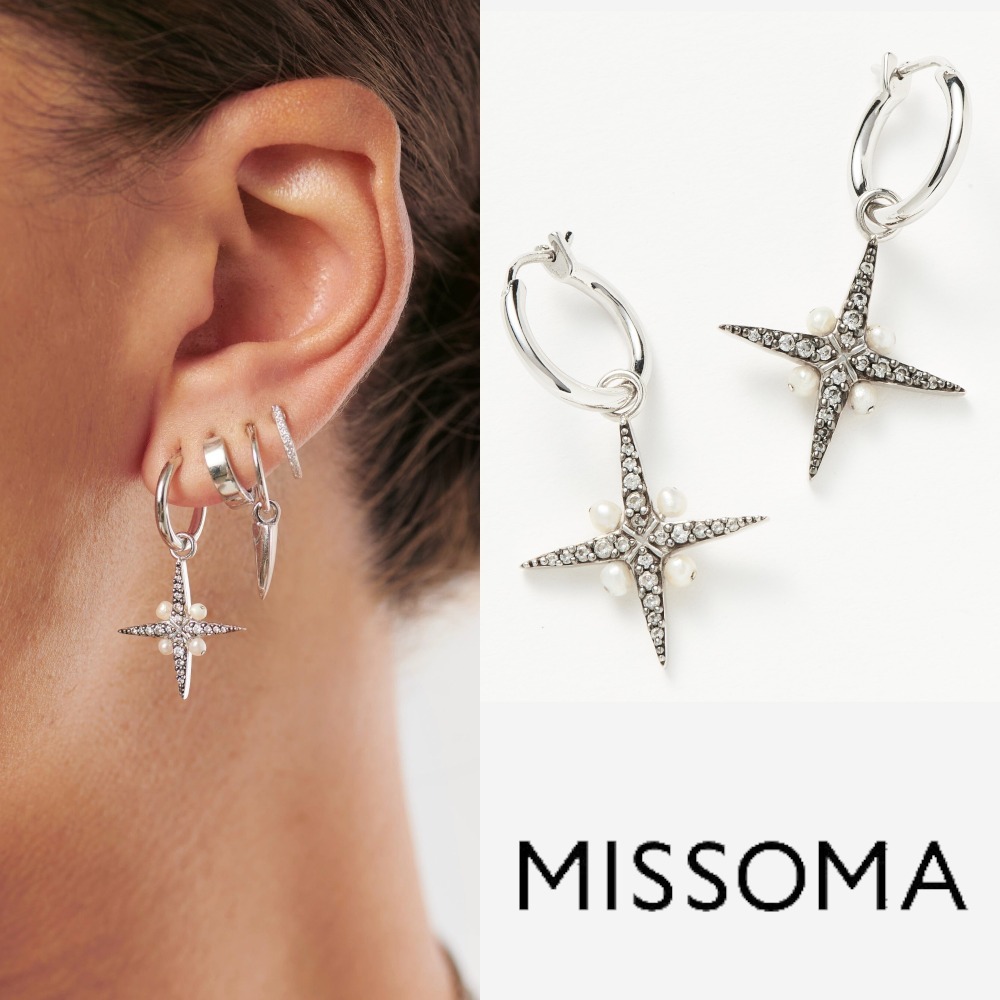 【Harris Reed x Missoma】ノース スター パール フープ 関税込