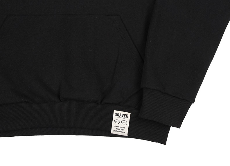 [GRAVER]★CLOUD SMILE EMBROIDERY HOODIE Designer fashion, Seoul-fully created | W Concept