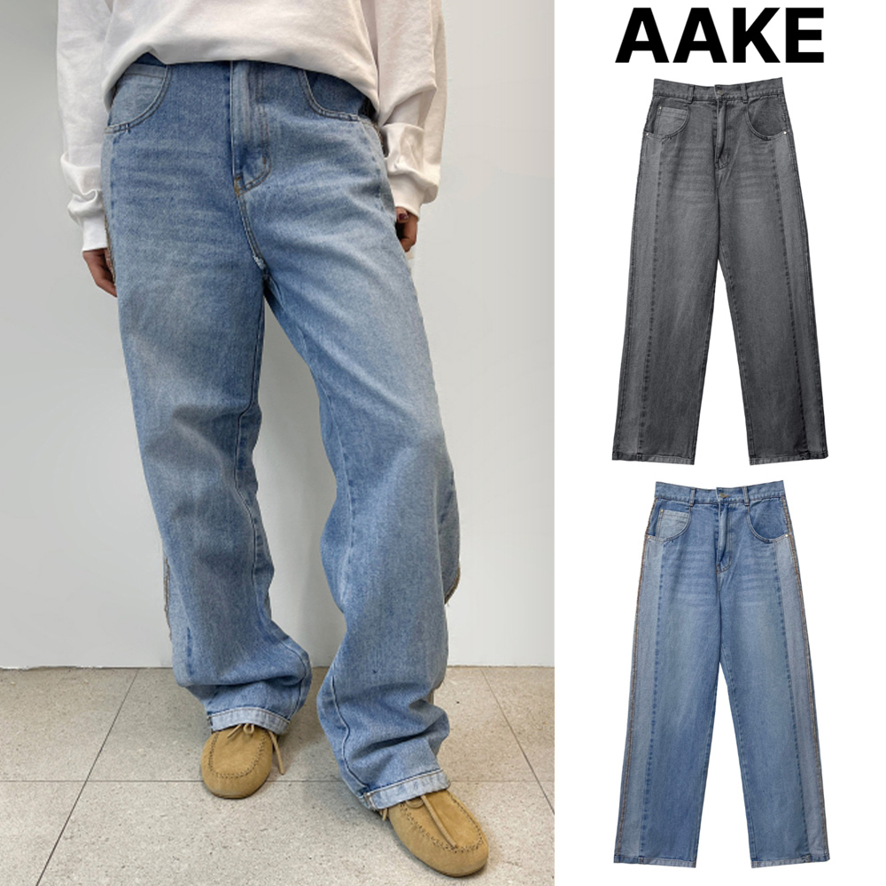 【AAKE】[UNISEX] URA WIDE DENIM