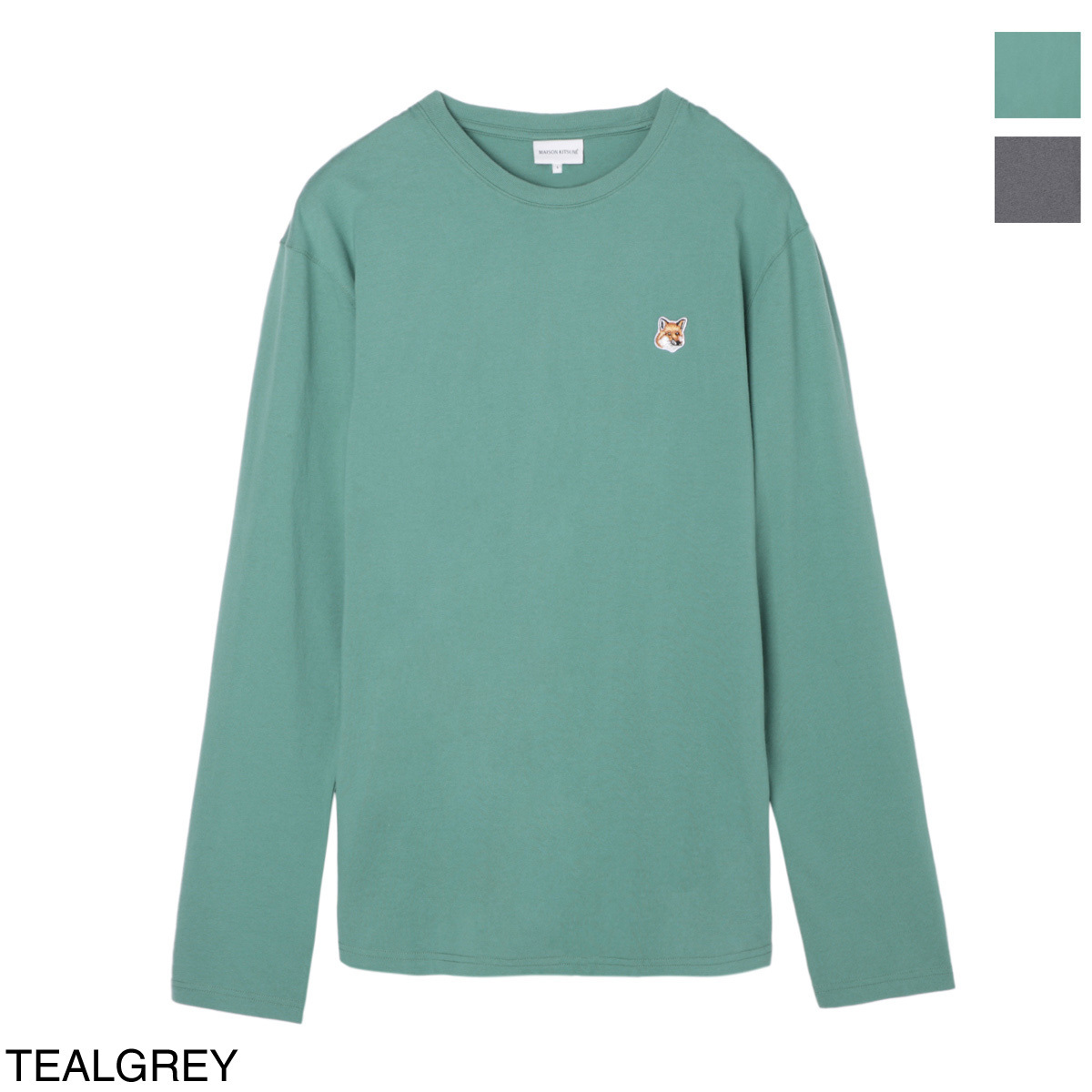 MAISON KITSUNE クルーネック 長袖Tシャツ lm00108kj0008