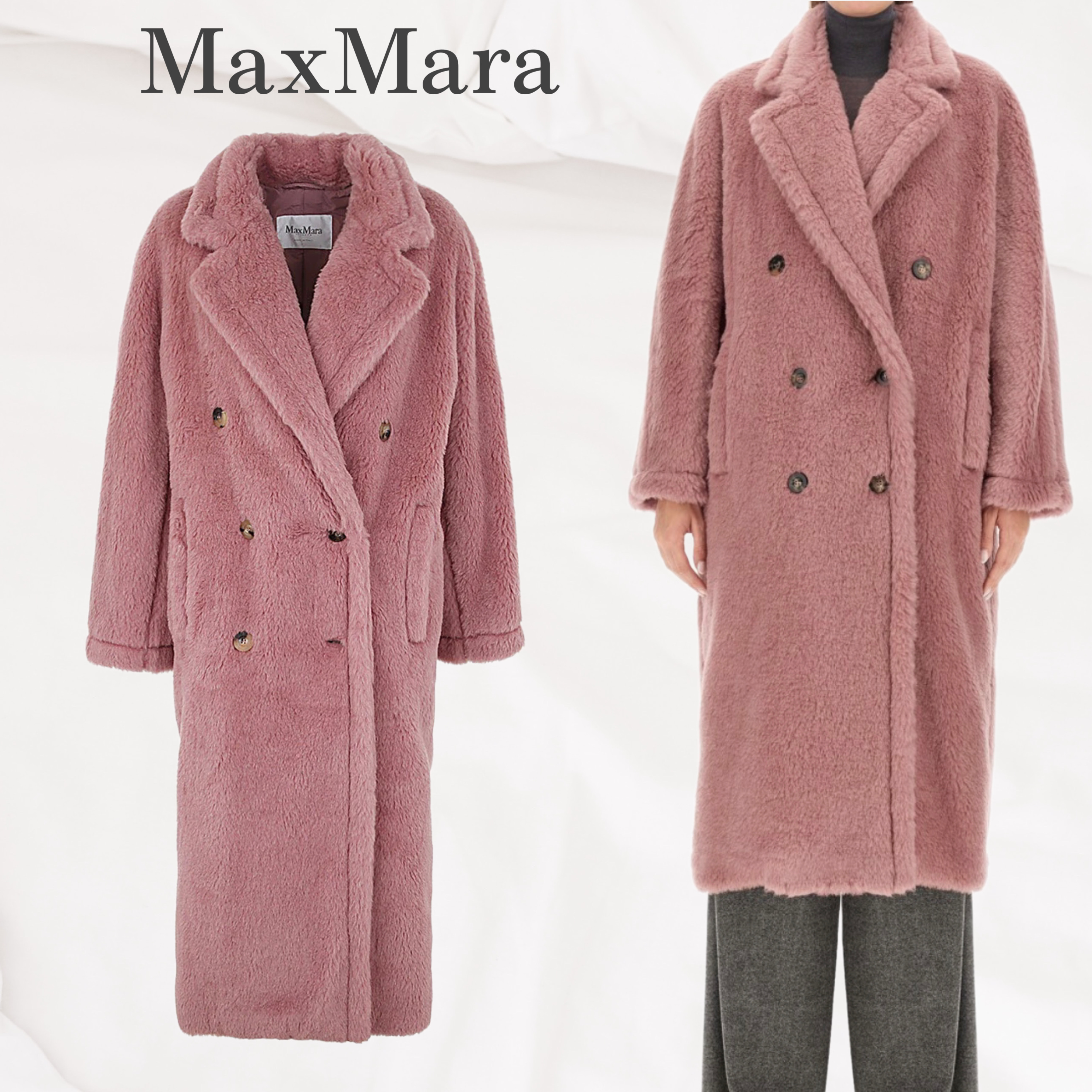 関税送料込☆MAXMARA☆テディベア オーバーサイズ コート