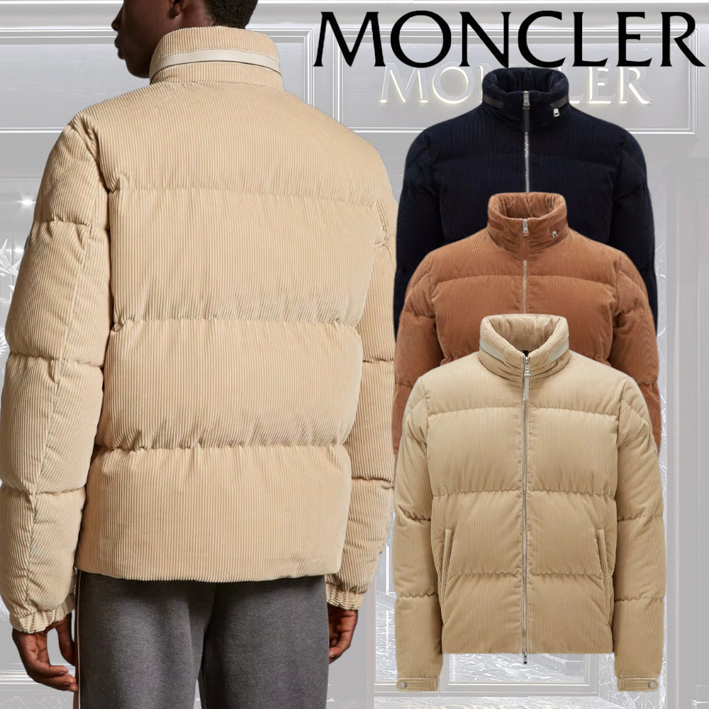 【MONCLER】BESBREショートダウンジャケット ナイロン ロゴ