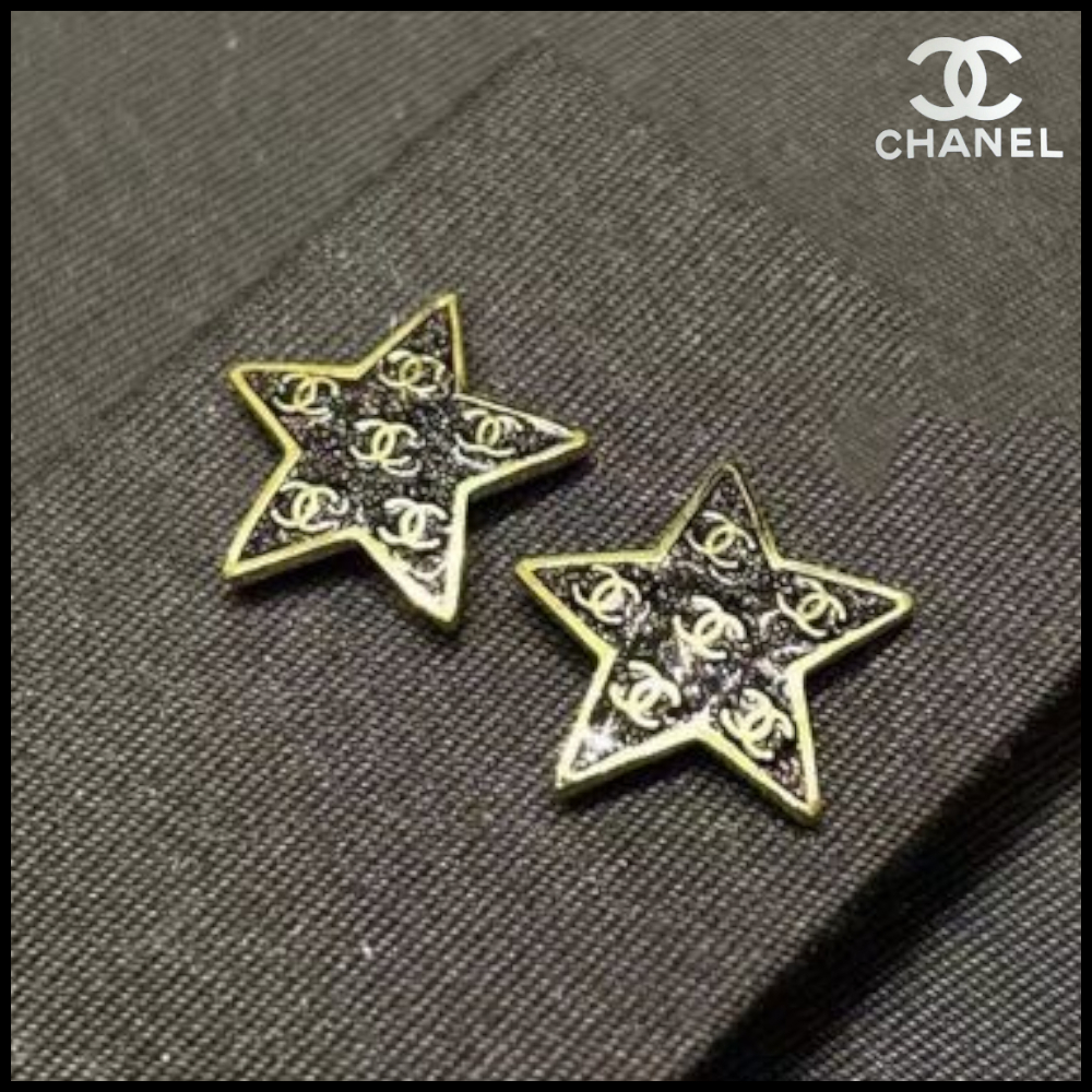 【レトロ感が可愛い★】CHANEL シャネル 星型 ピアス