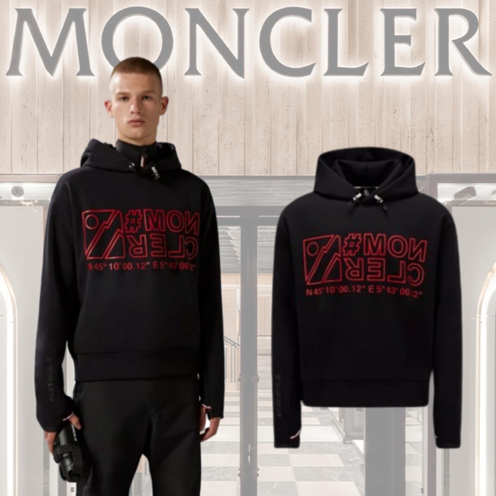 ★【MONCLER GRENOBLE】メンズ★FELPA★ロゴ入りパーカー
