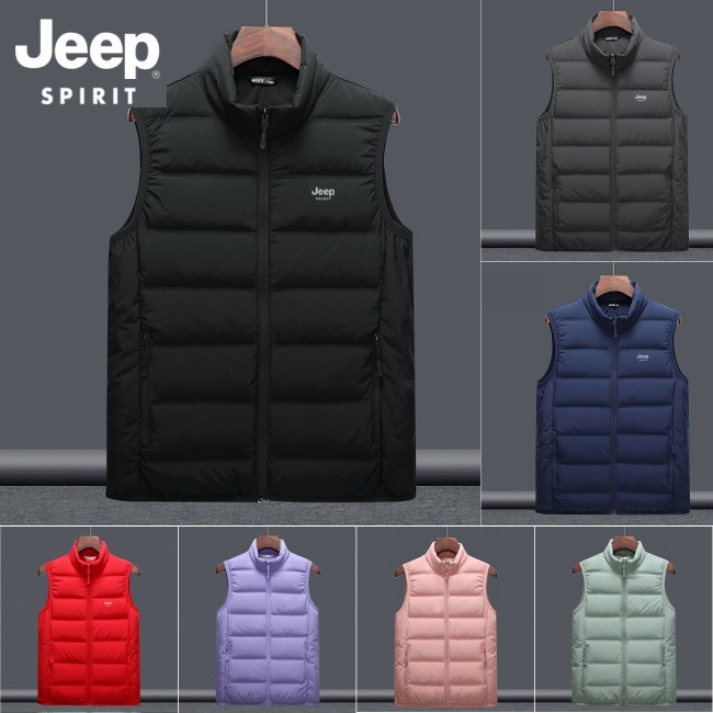 ★関税込★JEEP 7色 ダウンジャケット ウォームベスト男女兼用