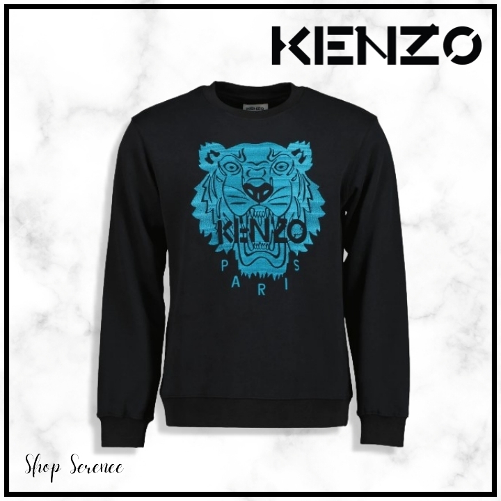 関税込☆【KENZO】タイガークラシックスウェットシャツ ブルー