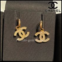 【揺れるCCロゴ♪】CHANEL シャネル シンプルピアス