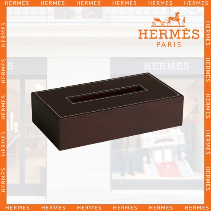 ◆おしゃれなインテリアに◆HERMES プレイヤードティッシュBOX