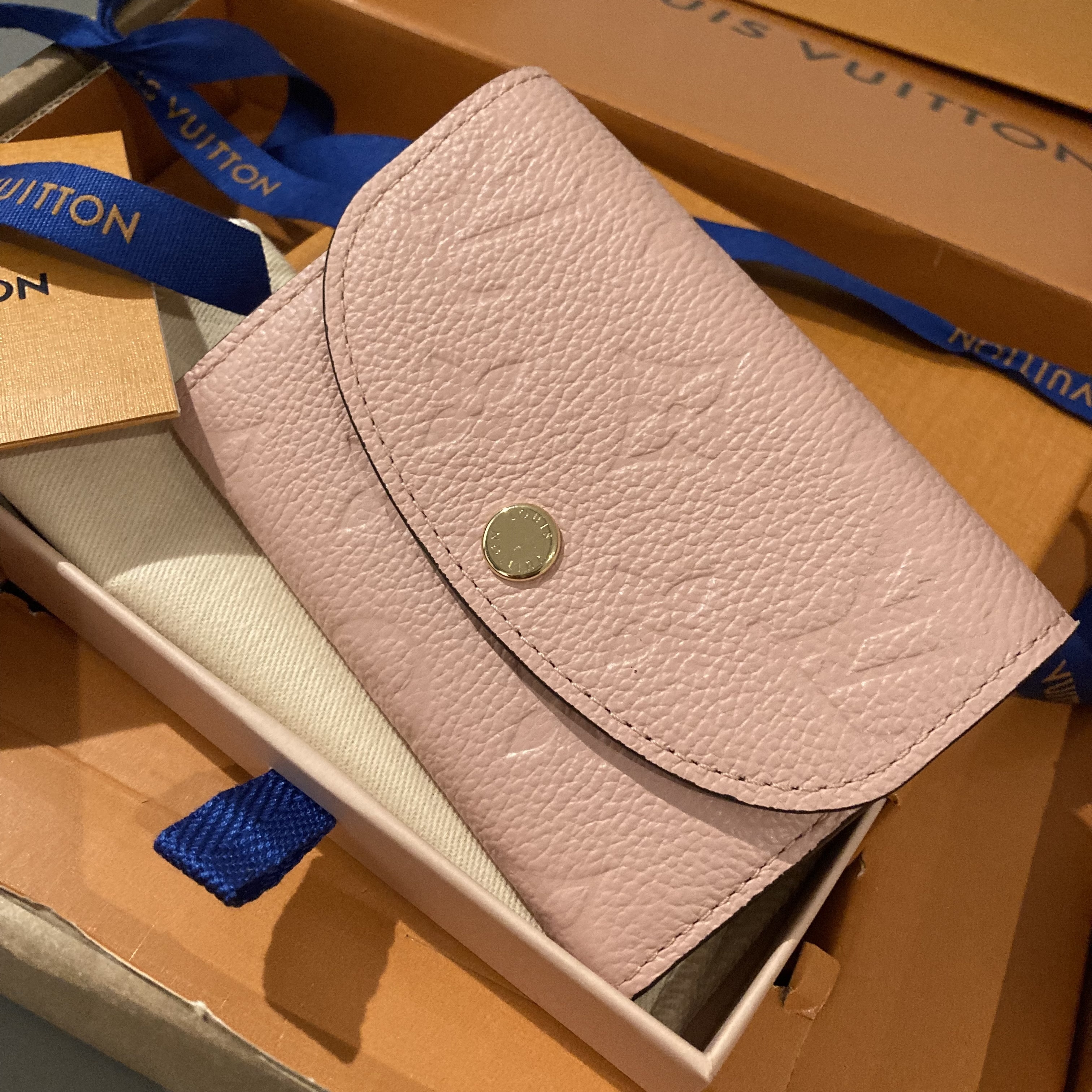 《LOUIS VUITTON》ポルトモネ ロザリ ミニ財布