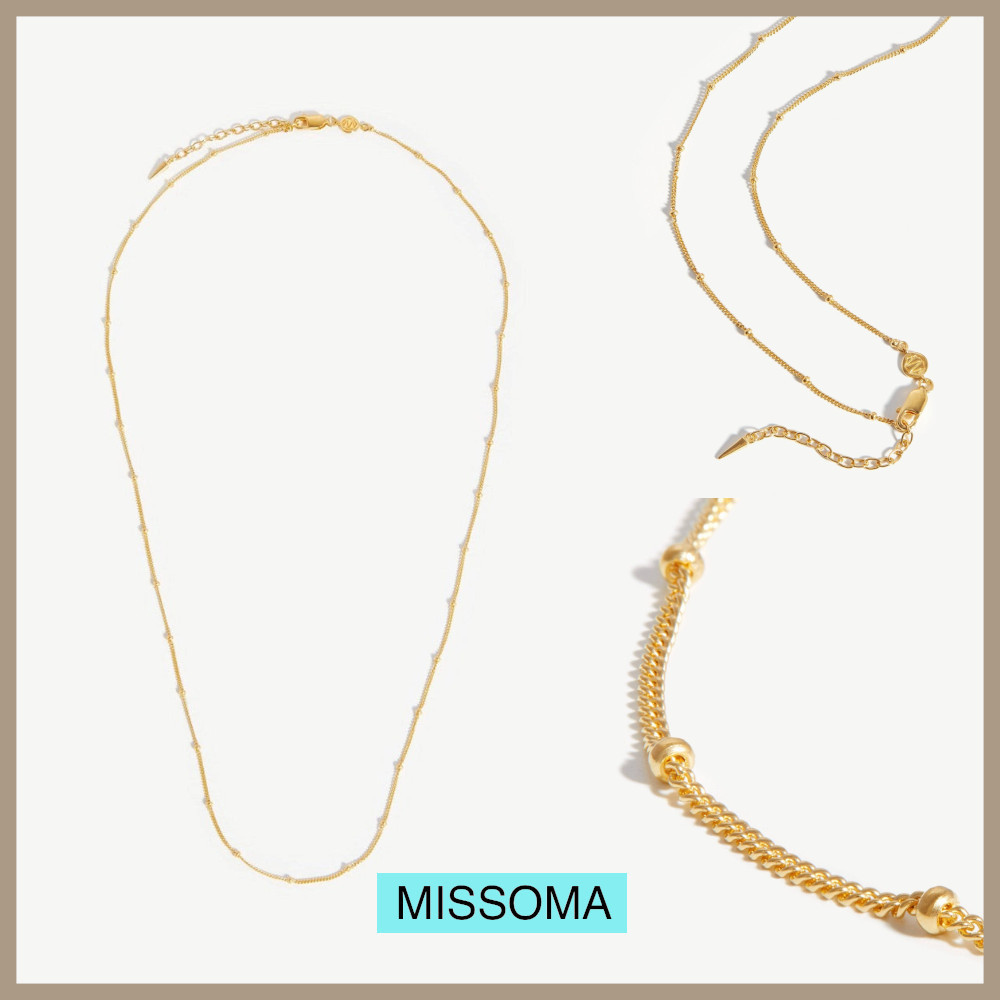 送料・関税込み ★MISSOMA★ ロング ボブル チェーン ネックレス