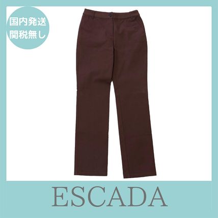 【国内発送】ESCADA エスカーダ ストレート パンツ 国内発送】ESCADA エスカーダ ストレートパンツ