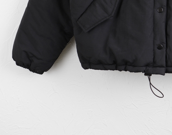 【WONDER WONDER】[MADE/7oz] Baolin Wellon Hood Short Padding
