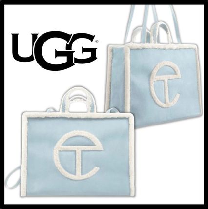 UGG Australia Shoulder Bags Casual Style Street Style Logo Shoulder Bags