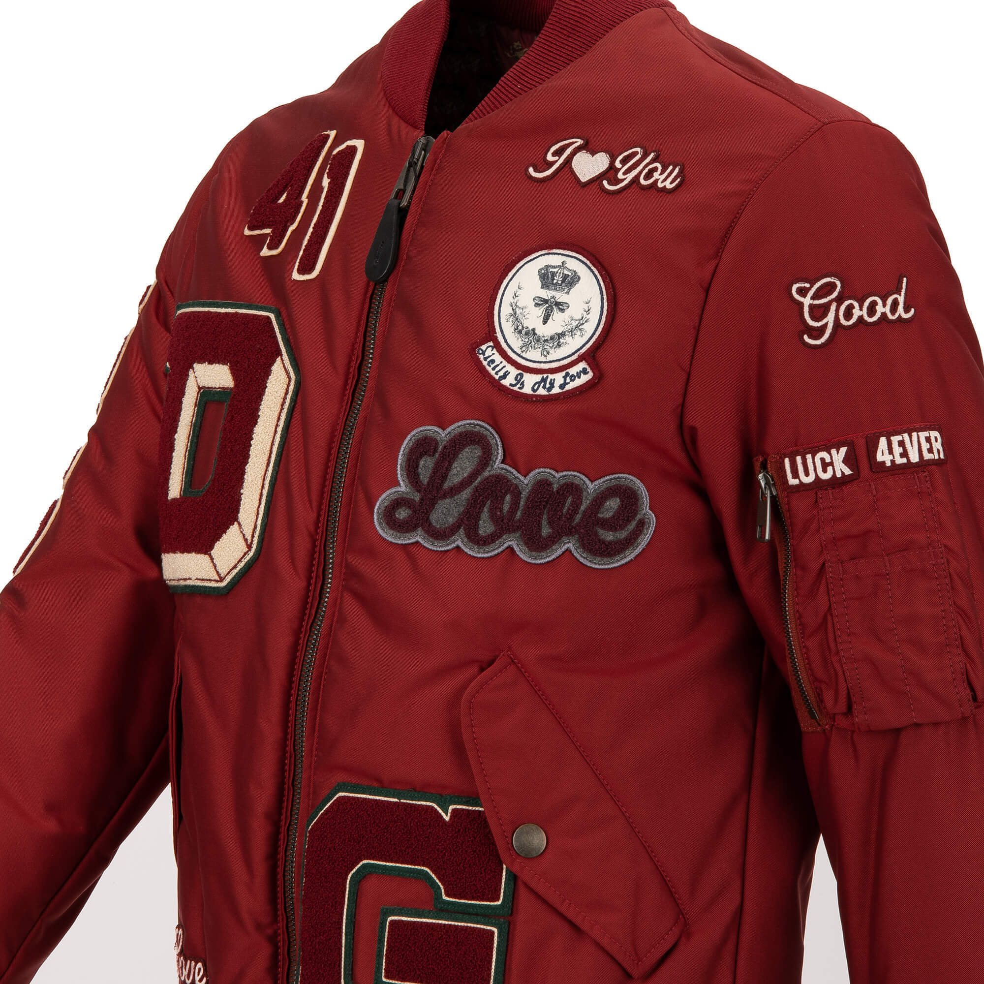 Dolce & Gabbana ブランドロゴ ブルゾン レッド Dolce & Gabbana ブランドロゴ ブルゾン レッド (Dolce