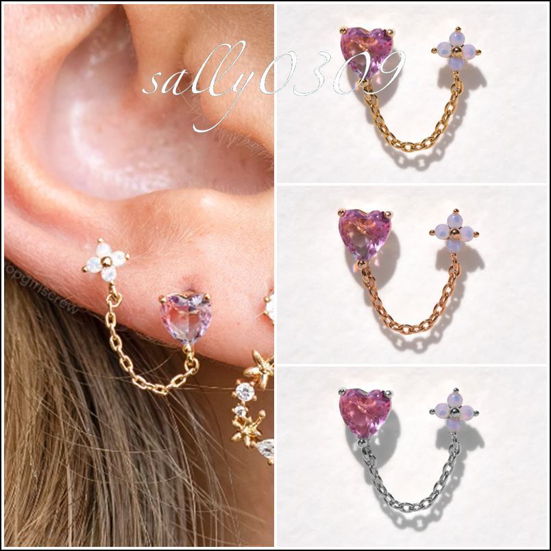【関税・送料無料】Girlscrew★Love Blooms ピアス 片耳用