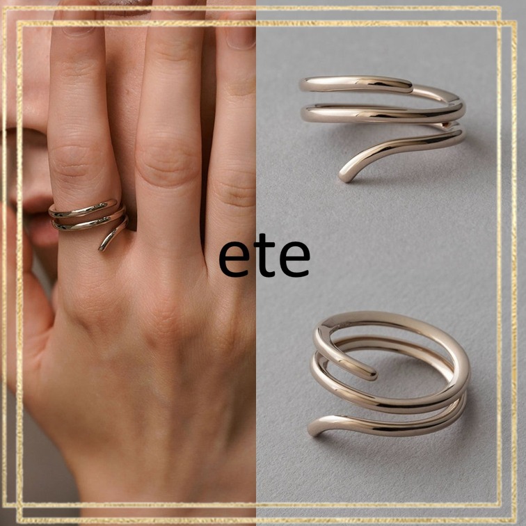 ete エテ リング 指輪 リグロウ レイヤード ゴールド ★国内発送