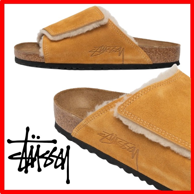 ★【Stussy】★Stussy & BIRKENSTOCK SOLANA SLIDE CARAMEL★