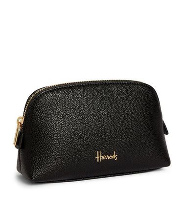 Harrods Pouches & Cosmetic Bags Unisex Plain Logo Pouches & Cosmetic Bags