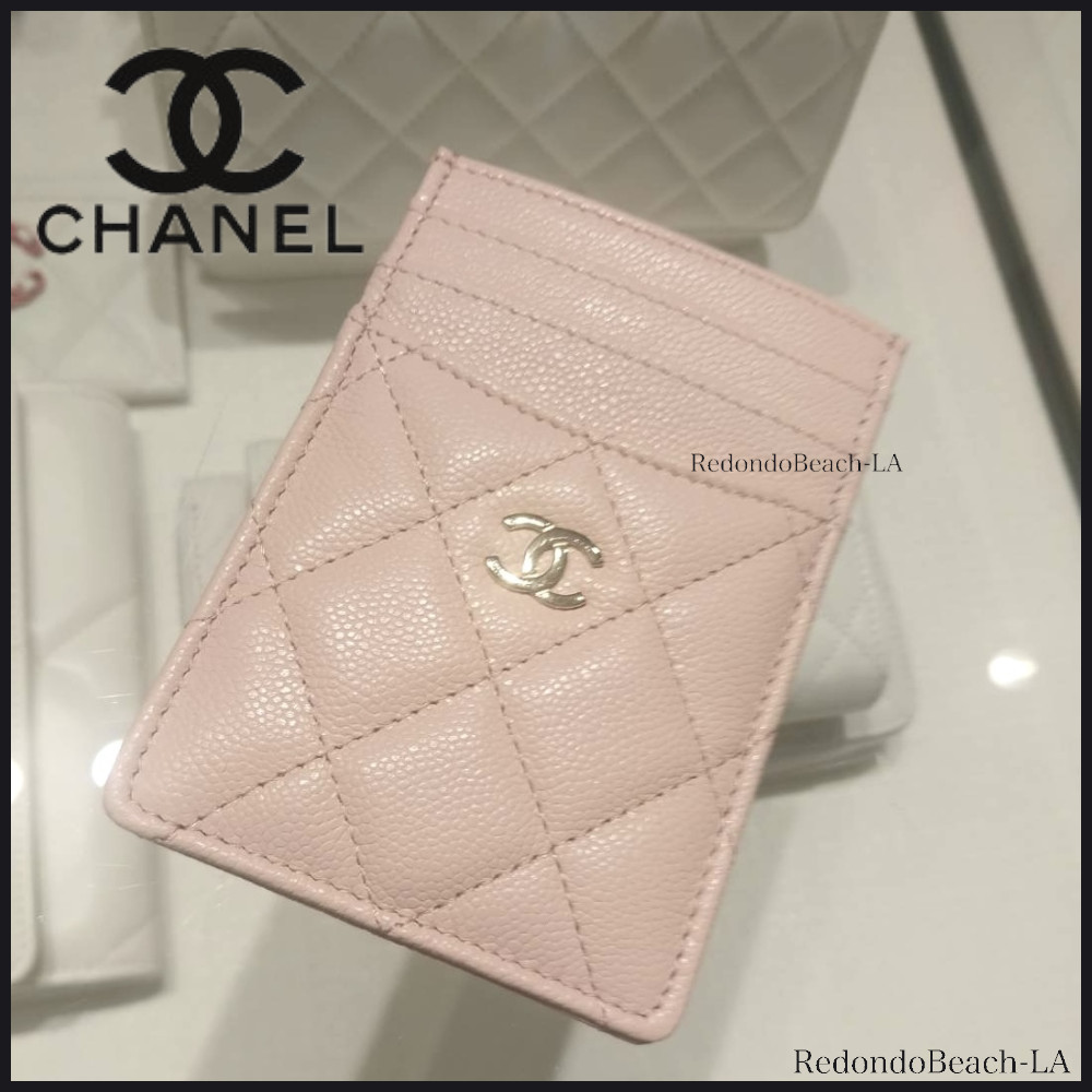 【優しいピンクカラーが可愛い】CHANEL★カードケース