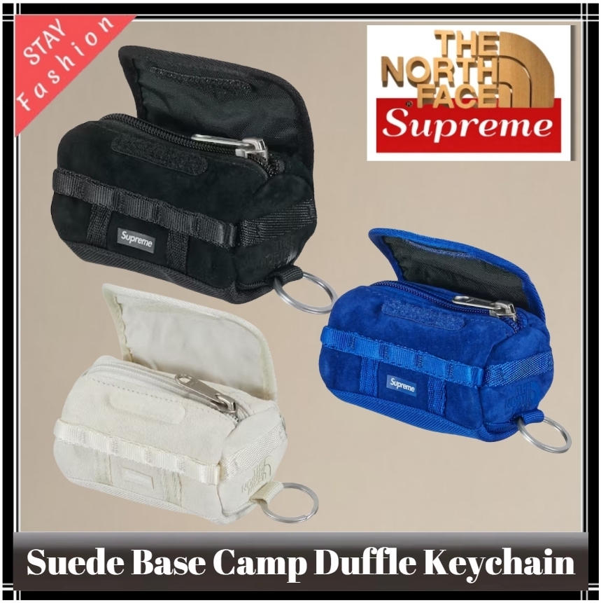 ★限定コラボレアSupreme×THE NORTH FACEスエードキーチェーン