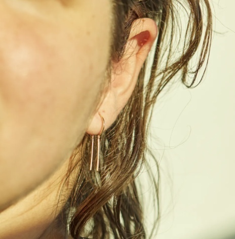 ピアス [Catbird] Chime Earring, Yellow Gold (single)