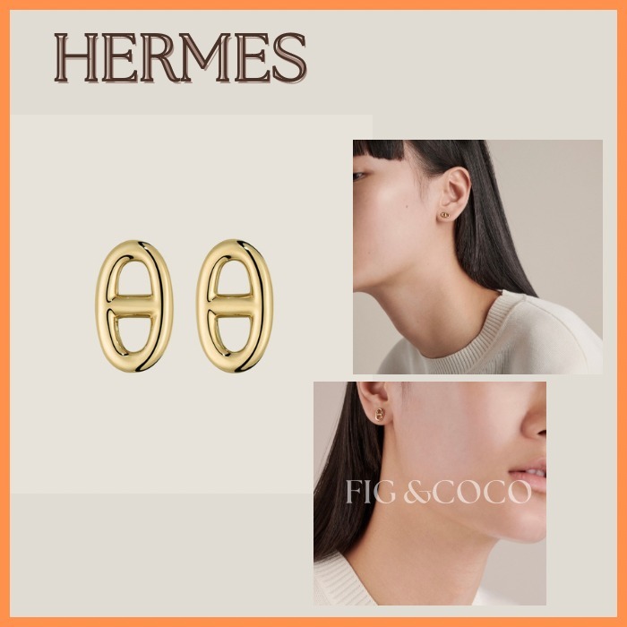 【HERMES】Chaine d'Ancre earrings《シェーヌダンクル》ピアス