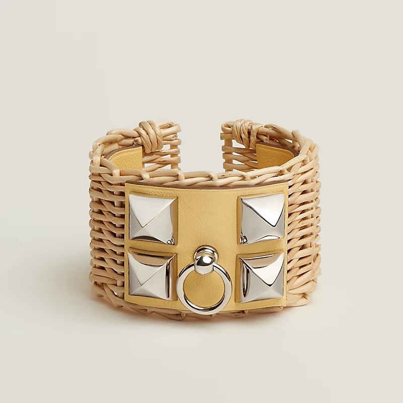 【オシャレ】HERMES《メドール・ピクニック》レザーブレスレット