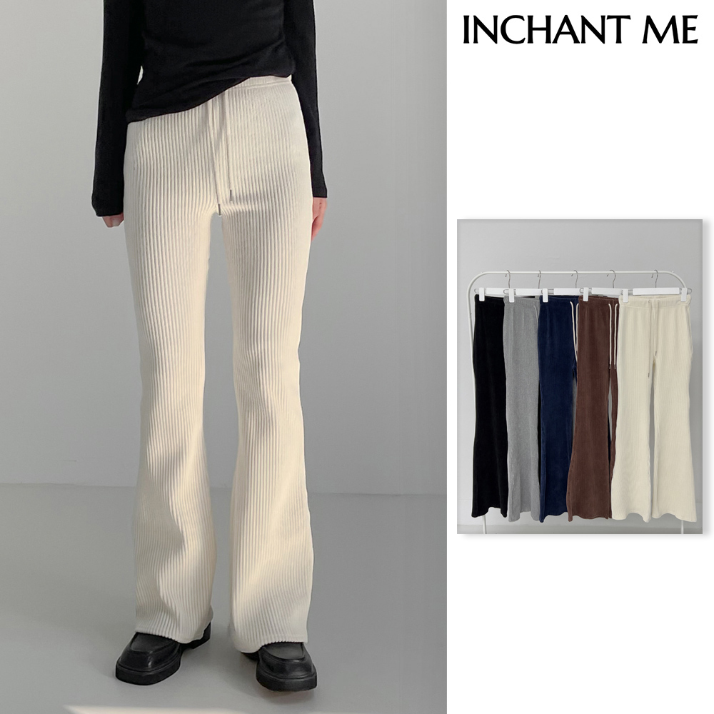 【INCHANT ME】Belloa Slim Bootcut Pants