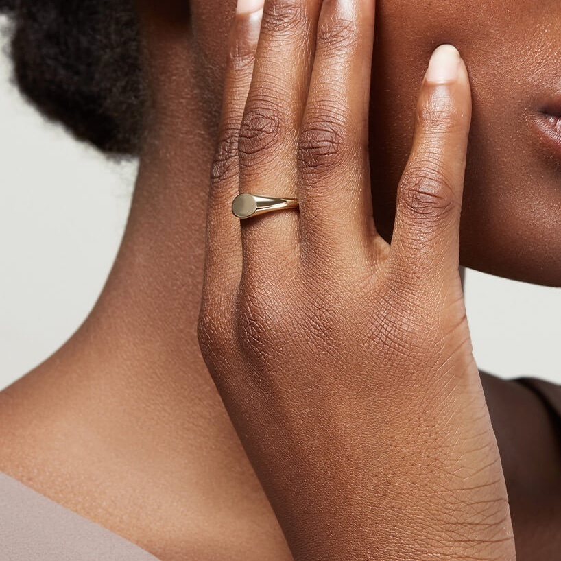 ana luisa◆14K GOLD シグネットリング CODY☆ラッピング無料 ana luisa◇14K GOLD シグネットリング CODY☆ラッピング無料