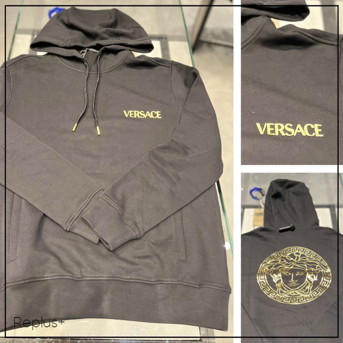 【Versace】バック メドューサ パーカー ロゴ フーディー