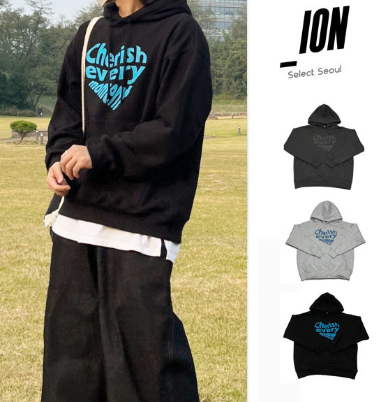 パーカー・フーディ IONSEOUL True Love Hood T (3color) JE037