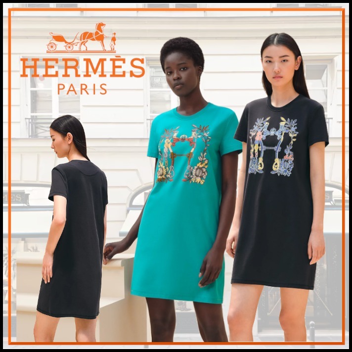 １枚でさらりと着れるHermesカートリッジマキシドレス