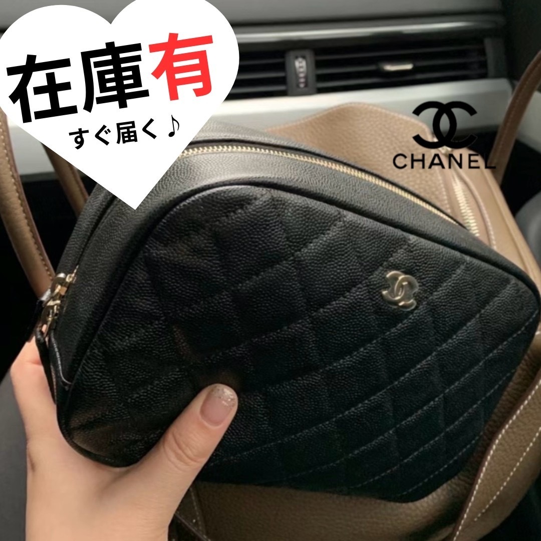 【3WAY！クラッチバッグでも◎】CHANEL★ポーチ ゴールドCC