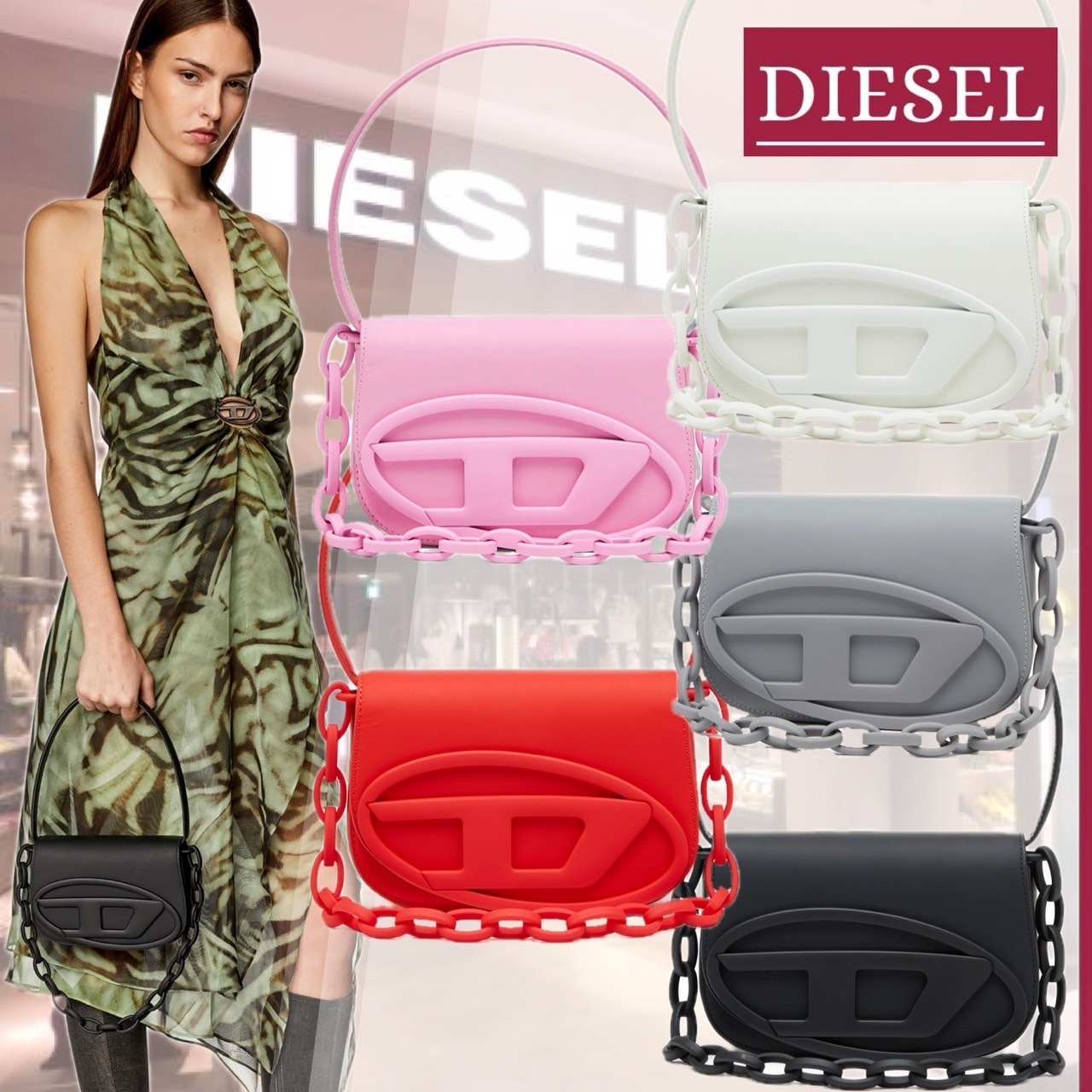 【すぐ届く】DIESEL『1dr ショルダーバッグ』送料込